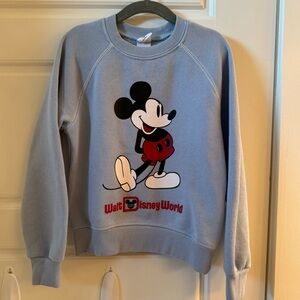 Disney Kids Light Blue Mickey Mouse Sweatshirt